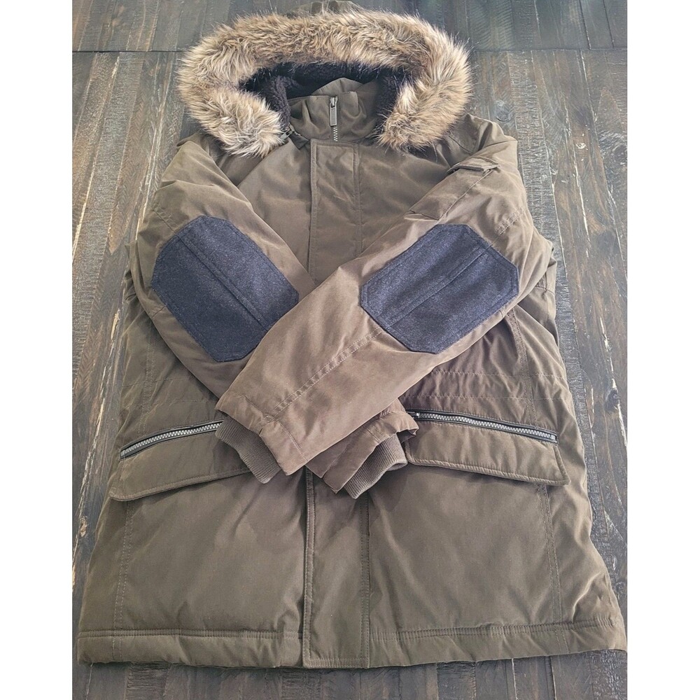 Nautica Hooded Parka Jacket Coat Mens Size Medium